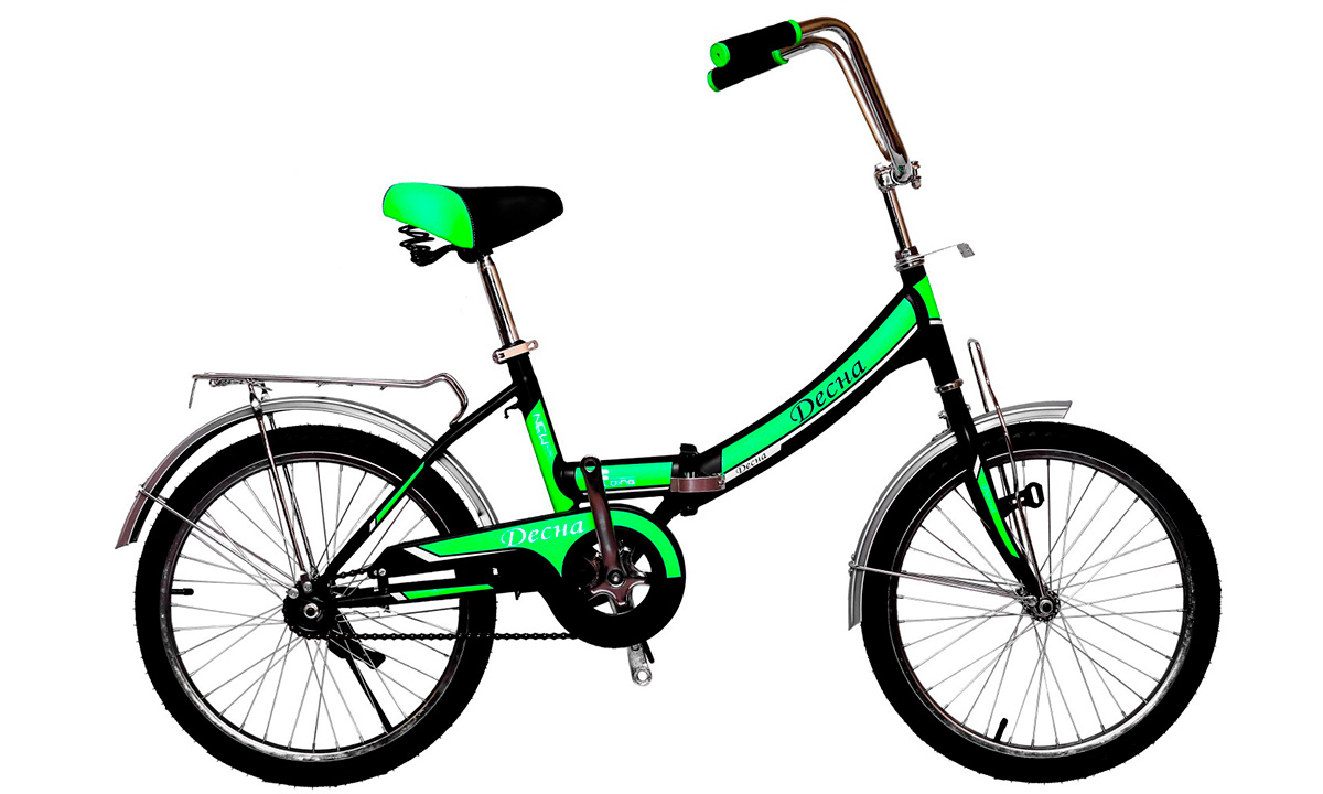 Фотографія Велосипед Titan Десна 20" (2019) 2019 Чорно-зелений